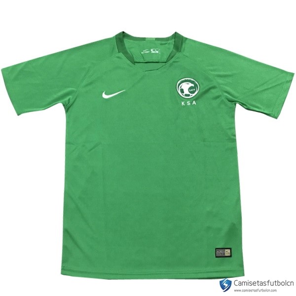 Camiseta Seleccion Arabia Saudita Segunda equipo 2018 Verde